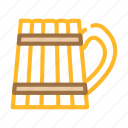 wooden, cup, utensil, drinking, beverage, tea