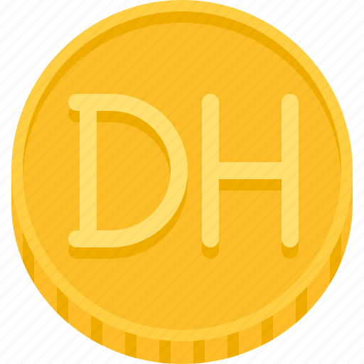 Dirham, united arab emirates dirham, money, coin, currency icon - Download on Iconfinder