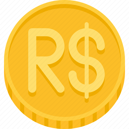 Brazilian real, money, coin, real, currency icon - Download on Iconfinder