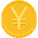 yen, currency, money, coin, yuan, chinese renminbi yuan, japan yen
