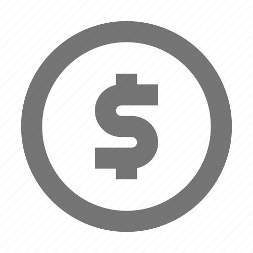 Circle, dollar, currency, money, coin, finance, payment icon - Download on Iconfinder