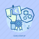 business, click, concept, currencies, euro startup, finance, money