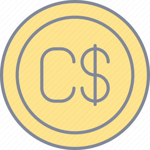 Canadian, dollar, currency, money icon - Download on Iconfinder