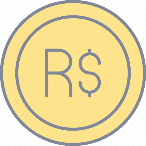 Brazilian, real, currency, money icon - Download on Iconfinder