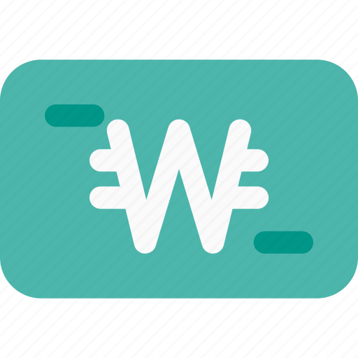 Won, money, currency, payment icon - Download on Iconfinder
