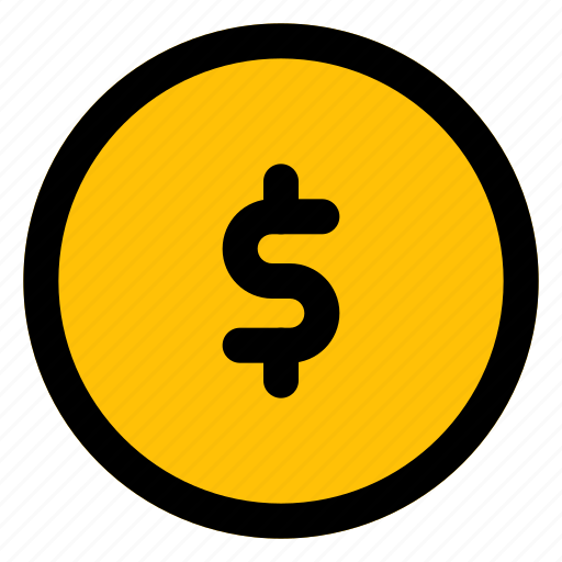 Dollar, coin, money, currency icon - Download on Iconfinder