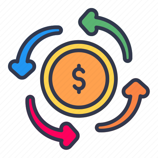 Talk, money, coin, business, arrow, recycle icon - Download on Iconfinder