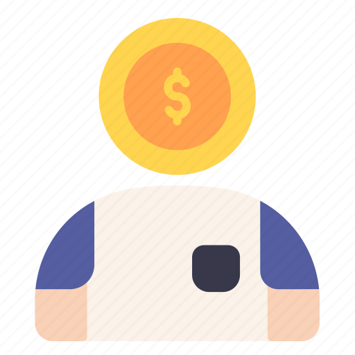 Coin, talk, business, avatar icon - Download on Iconfinder