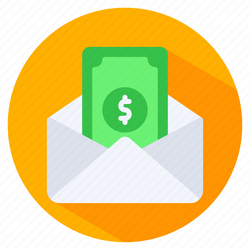 Dollar bill, envelope, money, send icon - Download on Iconfinder