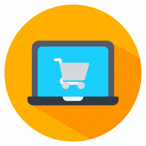 Cart, laptop, online store, shopping icon - Download on Iconfinder