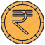 courency, rupee, business, cash, to, dollar, finance, coin, currency 