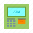 atm, bank, card, cash, machine, password, pin