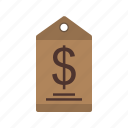currency, dollar, finance, label, money, price, tag