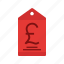 currency, finance, label, money, pound, price, tag 