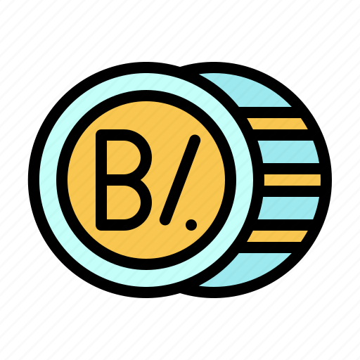 Balboa, business, international, money, panama, token icon - Download on Iconfinder