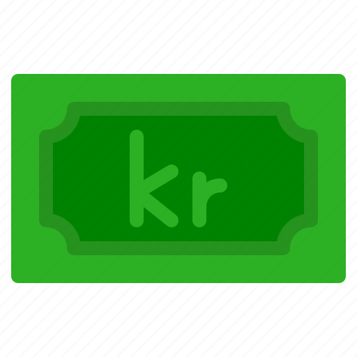 Krona, banknote, country, money, cash icon - Download on Iconfinder