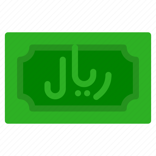 Saudi, riyal, banknote, country, money, cash icon - Download on Iconfinder