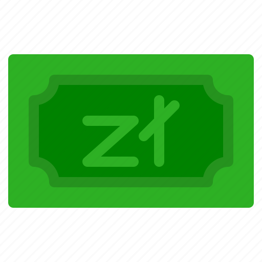 Zloty, banknote, country, money, cash icon - Download on Iconfinder
