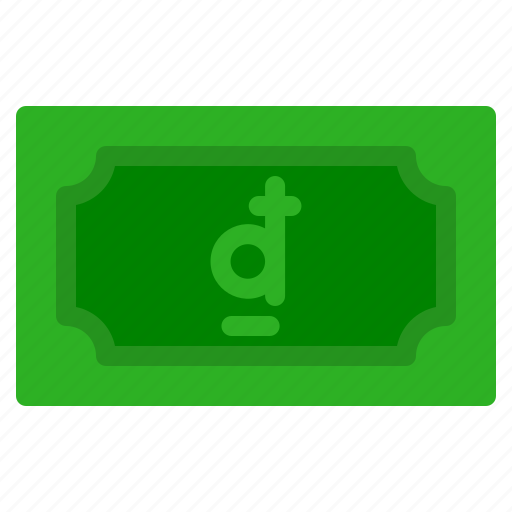 Dong, banknote, country, money, cash icon - Download on Iconfinder