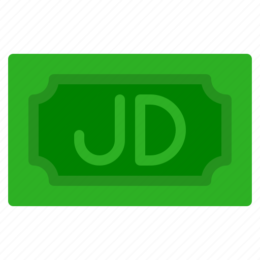 Jordanian, dinar, banknote, country, money, cash icon - Download on Iconfinder