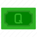 quetzal, banknote, country, money, cash