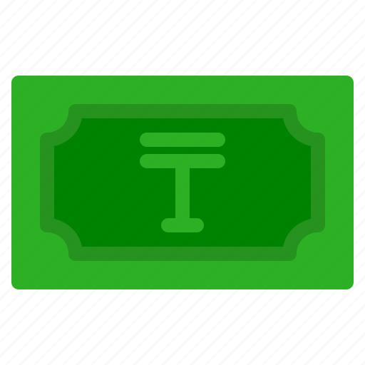 Tenge, banknote, country, money, cash icon - Download on Iconfinder