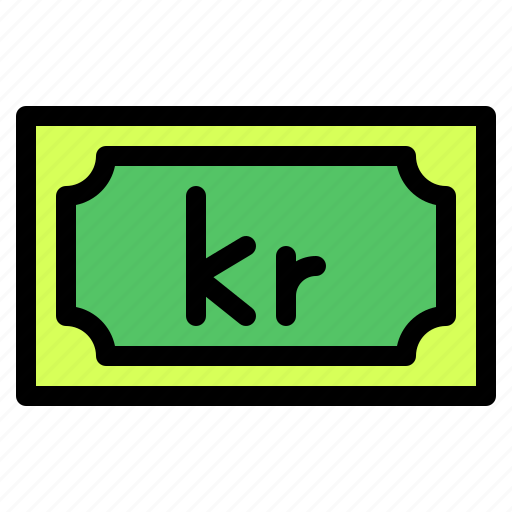 Krona, banknote, country, money, cash icon - Download on Iconfinder