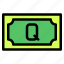 quetzal, banknote, country, money, cash 