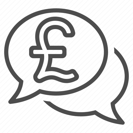 Chat bubble, conversation, pound, speech bubble, talking icon - Download on Iconfinder
