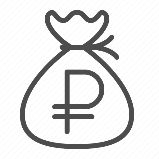 Cash, money bag, rouble, ruble icon - Download on Iconfinder