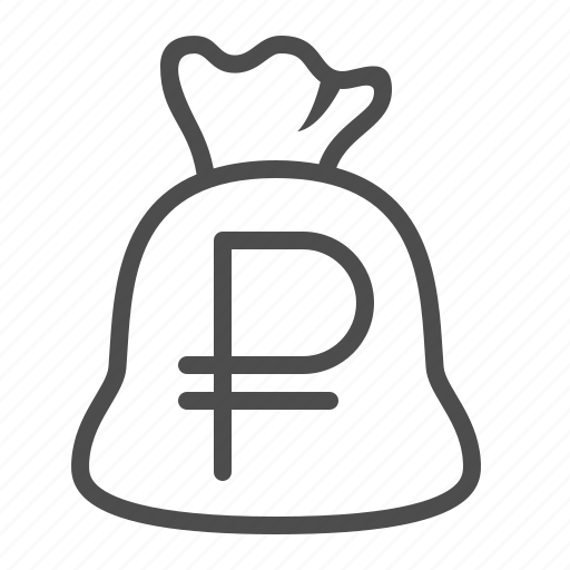 Money bag, rouble, ruble icon - Download on Iconfinder