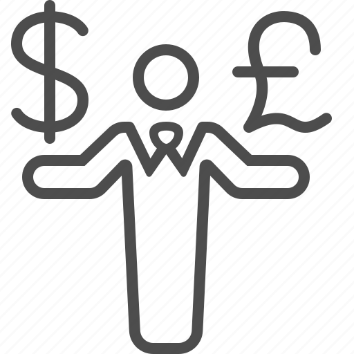 Business, businessman, currency, dollar, exchange rate, money, pound icon - Download on Iconfinder