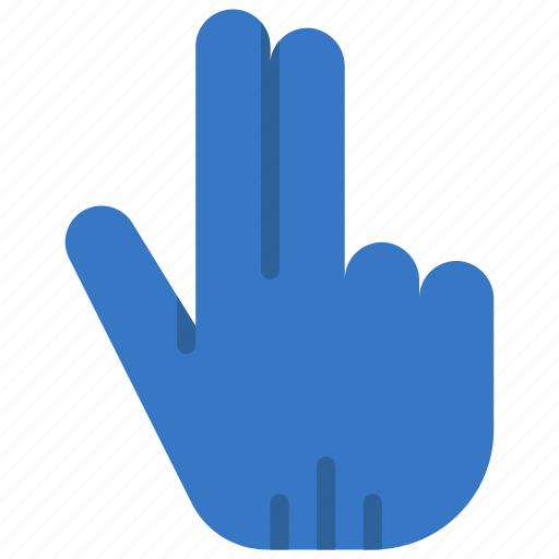 Two, finger, pointer, cursor, clicker, mouse, gesture icon - Download on Iconfinder