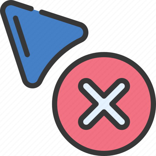 Delete, arrow, cursor, clicker, mouse, remove icon - Download on Iconfinder