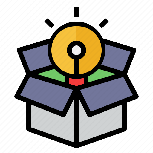 Product idea, creativity, concept, mystery box, product innovation icon - Download on Iconfinder