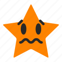 bad, emoji, emoticon, poor, rating, satisfaction, star