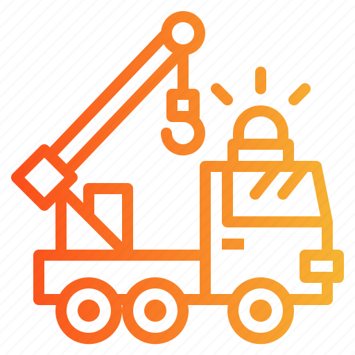 Crane, delivery, logistics, truck icon - Download on Iconfinder
