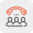 call, communication, conference, group, meeting, online, people