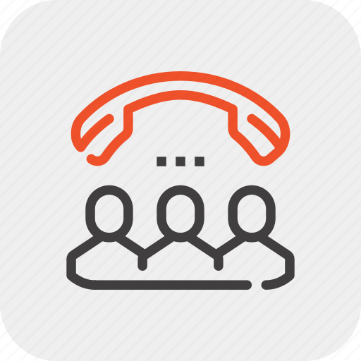 Call, communication, conference, group, meeting, online, people icon - Download on Iconfinder