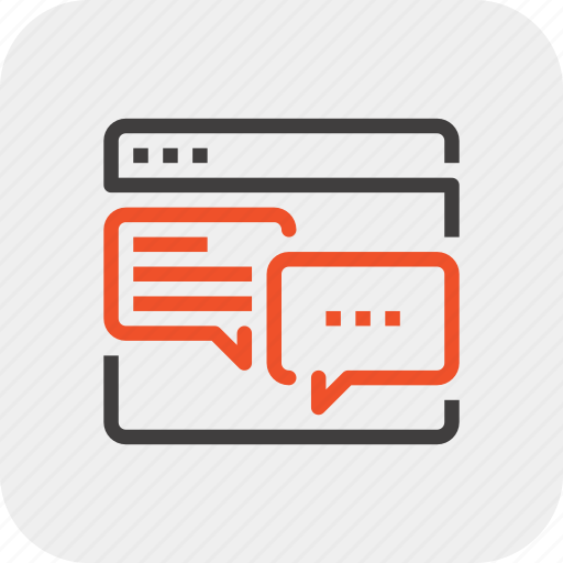 Bubble, communication, conversation, message, online, speech, web icon - Download on Iconfinder