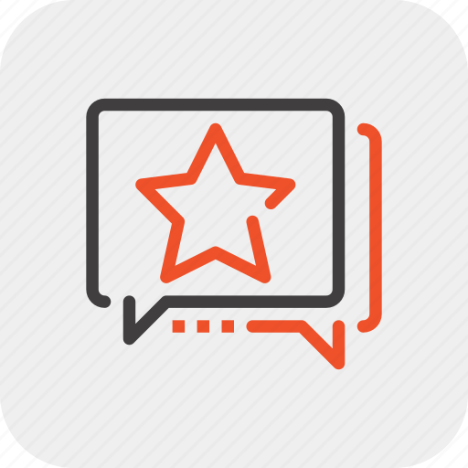 Communication, message, rank, ranking, rating, review, star icon - Download on Iconfinder