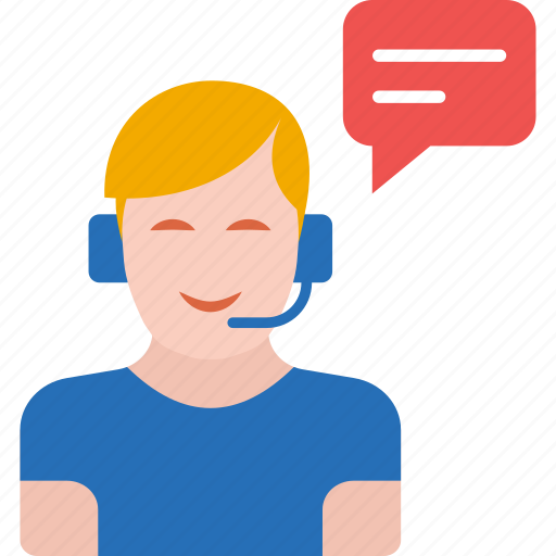 Call center, communication, customer support, man, person, service, support icon - Download on Iconfinder