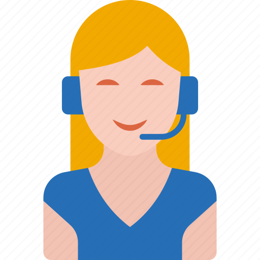 Call center, communication, customer support, service, support, support girl, woman icon - Download on Iconfinder