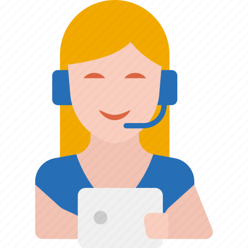 Call center, communication, customer support, service, support, tablet, woman icon - Download on Iconfinder