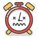 alarm, battery, clock, dead, emoji, minute, time