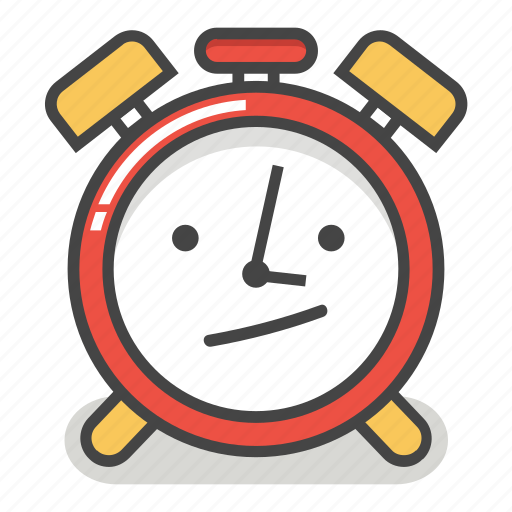 Alarm, annoyed, bored, clock, emoji, minute, time icon - Download on Iconfinder