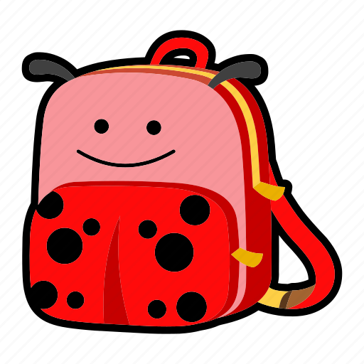 Animal, backpack, beetle, character, kids, kindergarten, school bag icon - Download on Iconfinder