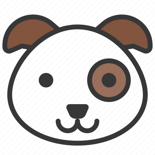 Animal, cute, dog, face, head, pet icon - Download on Iconfinder