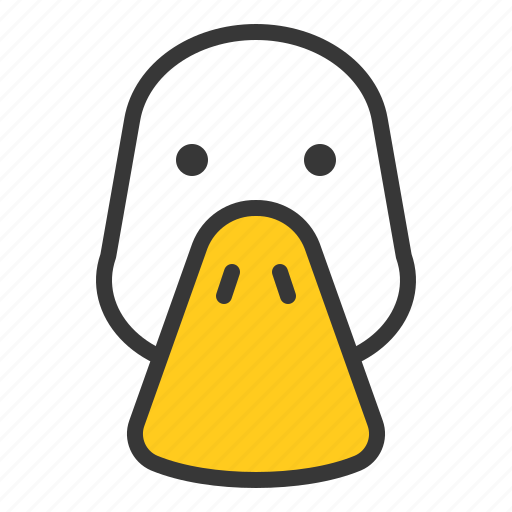 Animal, duck, face, farm, head, pet icon - Download on Iconfinder