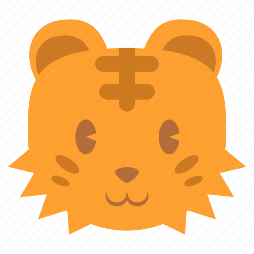 Animal, cute, head, tiger, tora, avatar, face icon - Download on Iconfinder